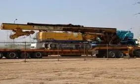 توقیف جرثقیل ۵۰ میلیاردی قاچاق در عسلویه