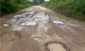 تأخیر ۱۰ ساله در آسفالت جاده یک روستا/ مسئولان پاسخگو نیستند