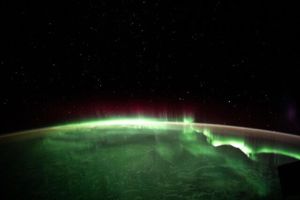 شفق قطبی از منظر فضا