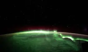 شفق قطبی از منظر فضا