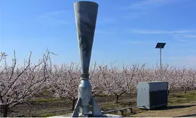 نصب ۷ سامانه ضد تگرگ با قابلیت پوشش ۷۰۰ هکتار در باغات جلفا