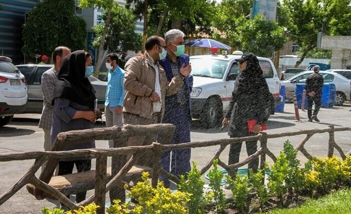 توسعه فضای سبز بیمارستانها با هدف تقویت روحیه کادر درمان