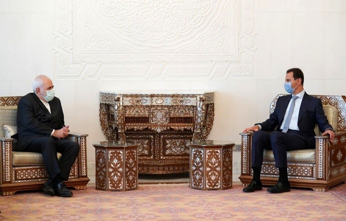 ظریف در دیدار با بشار اسد: ایران از انتخابات سوریه حمایت می کند