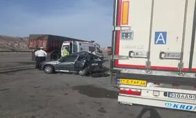 حادثه رانندگی در آزادراه پیامبر اعظم (ص) یک کشته و ۴ مصدوم برجای گذاشت