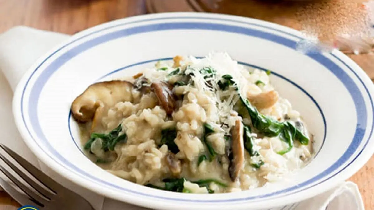 طرز تهیه ریزوتوی قارچ و بیکن