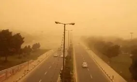 کانون‌ های گرد و غبار دشت کاشان فعال شده است