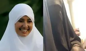 رفتار عجیب خانم بازیگر پس از محجبه شدن دوباره/ عکس