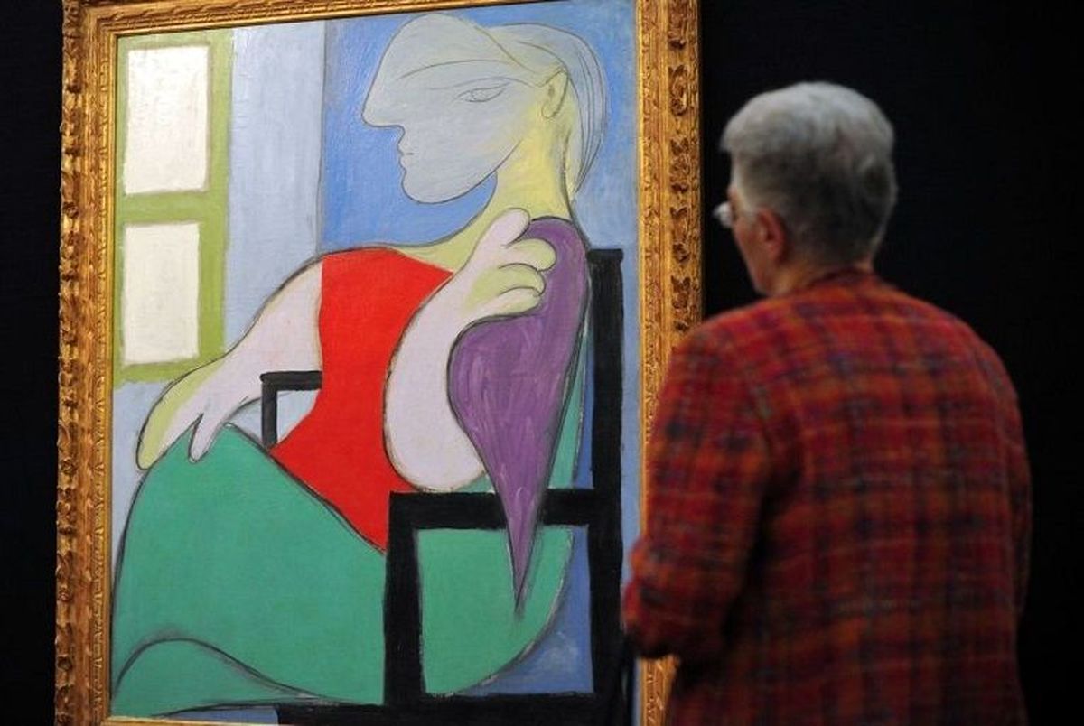 نقاشی پیکاسو از معشوقه‌اش ۱۰۳ میلیون دلار چکش خورد + تصویر تابلو
