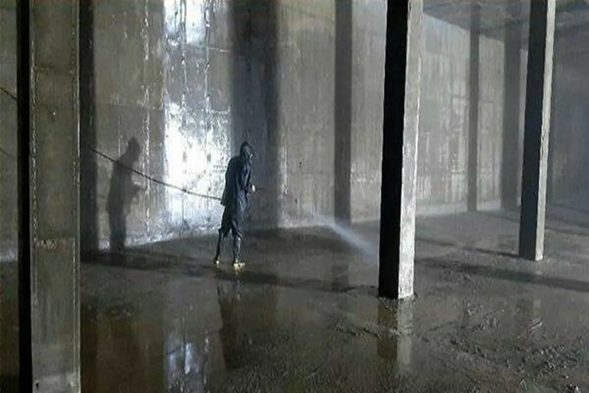 گندزدایی ۳۳ هزار مترمکعب مخزن ذخیره آب شرب در شهریار