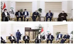 دیدار ظریف با شماری از رهبران سیاسی عراق
