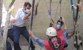 مرگ کارگری در حادثه سقوط از چاه در اصفهان