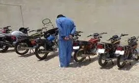 دستگیری سارقین حرفه ای موتور سیکلت در مغان