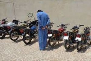 دستگیری سارقین حرفه ای موتور سیکلت در مغان