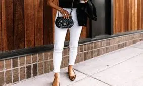 ۵ ایده ست کردن شلوار جین سفید برای بهار ۱۴۰۰