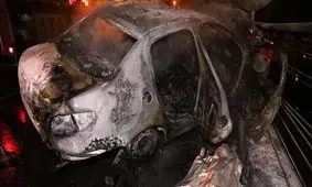 برخورد ۲۰۶ با گاردریل در مشهد یک کشته و ۲ مجروح برجای گذاشت