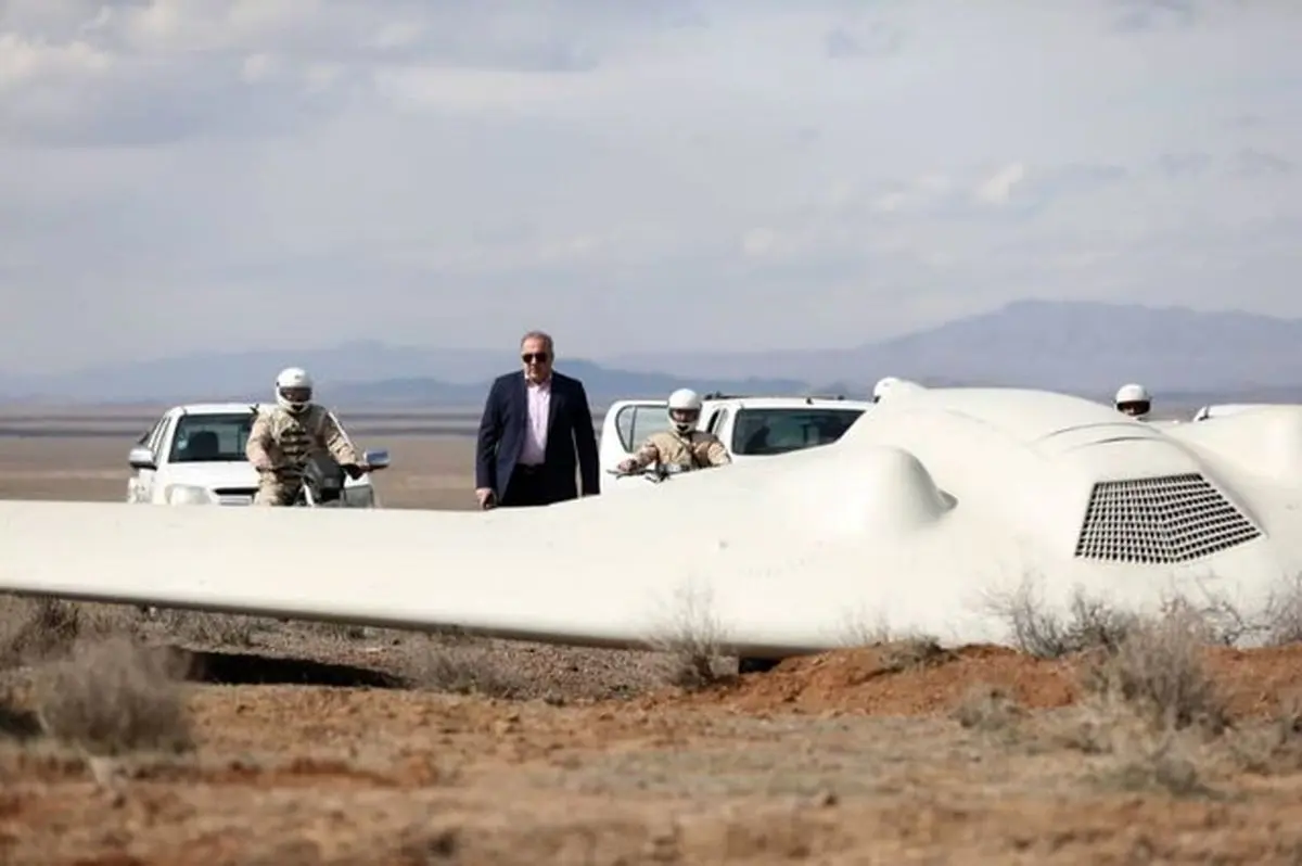 نمایش پهباد آمریکایی شکارشده در سریال رمضانی