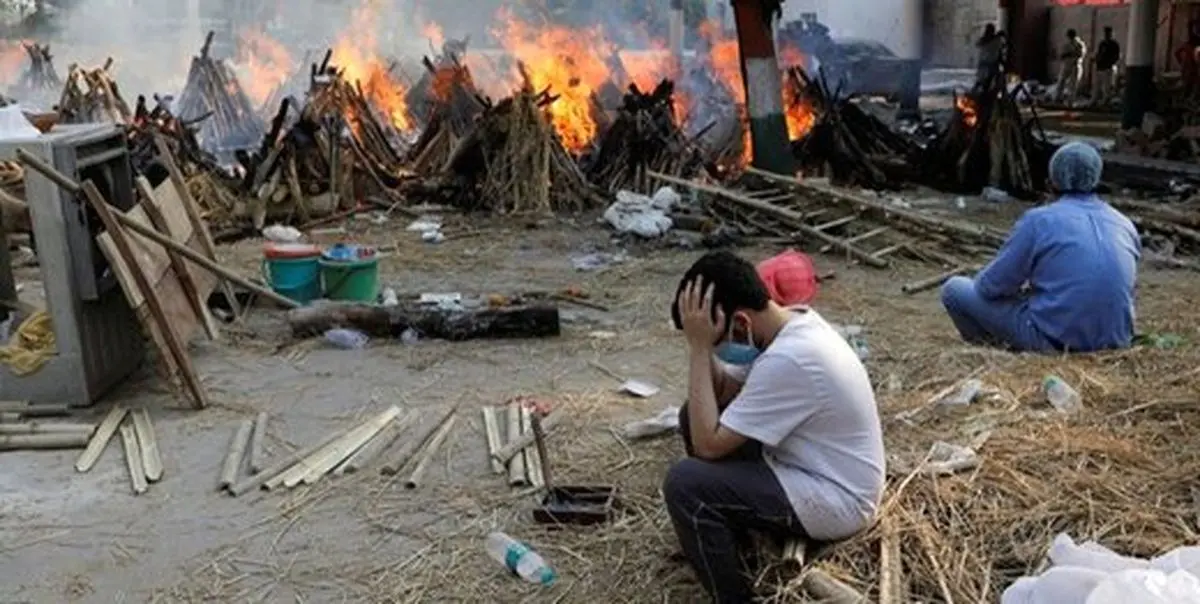 ثبت رکورد بالاترین فوتی‌های کرونا در هند طی ۲۴ ساعت