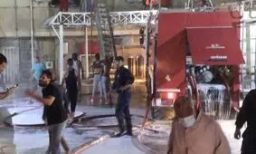 آتش‌سوزی در دومین بیمارستان بیماران کرونایی در بغداد