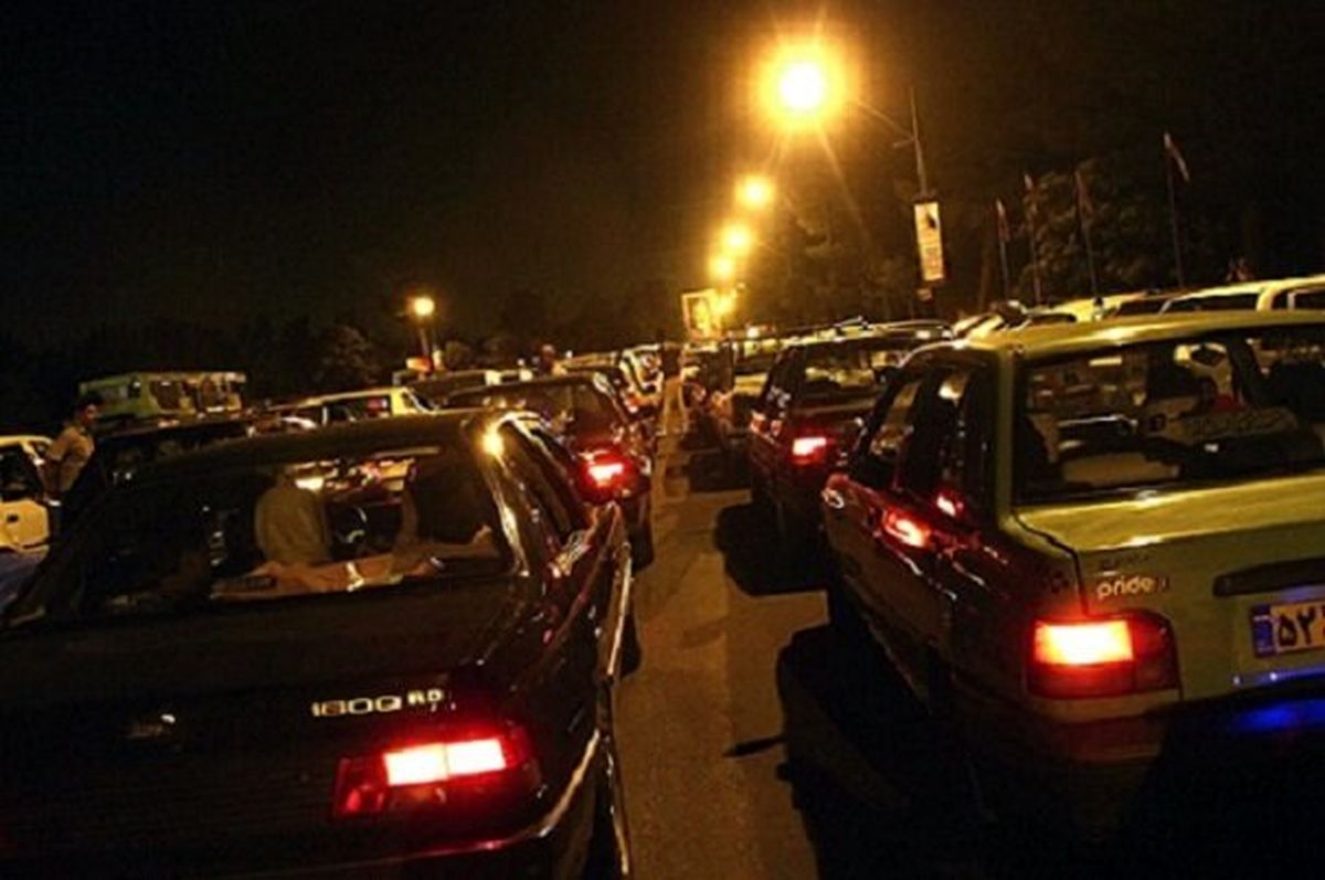 ترافیک سنگین در محور چالوس - کرج