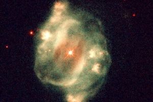 تصویر هابل از یک ساختار مارپیچی در کهکشان