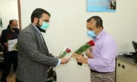 دیدار و تقدیر مدیرکل حوزه استاندار از مجموعه روابط عمومی استانداری خوزستان