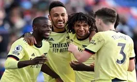 آرسنال در وقت‌های تلف شده کریستال پالاس را شکست داد