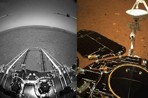 کاوشگر چینی اولین عکس‌ها از سطح مریخ را ارسال کرد