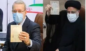 سرریز شدن آراء رئیسی به سمت لاریجانی/ احمدی نژاد در نظرسنجی ها جلو نیست