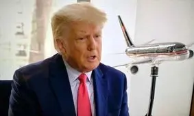 ترامپ از هواپیمای شخصی خود رونمایی کرد/ عکس