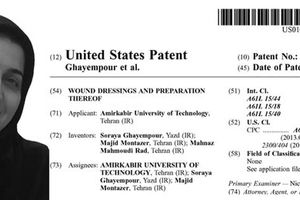 پتنت چاپ شده محقق ایرانی در US Patent گرنت شد