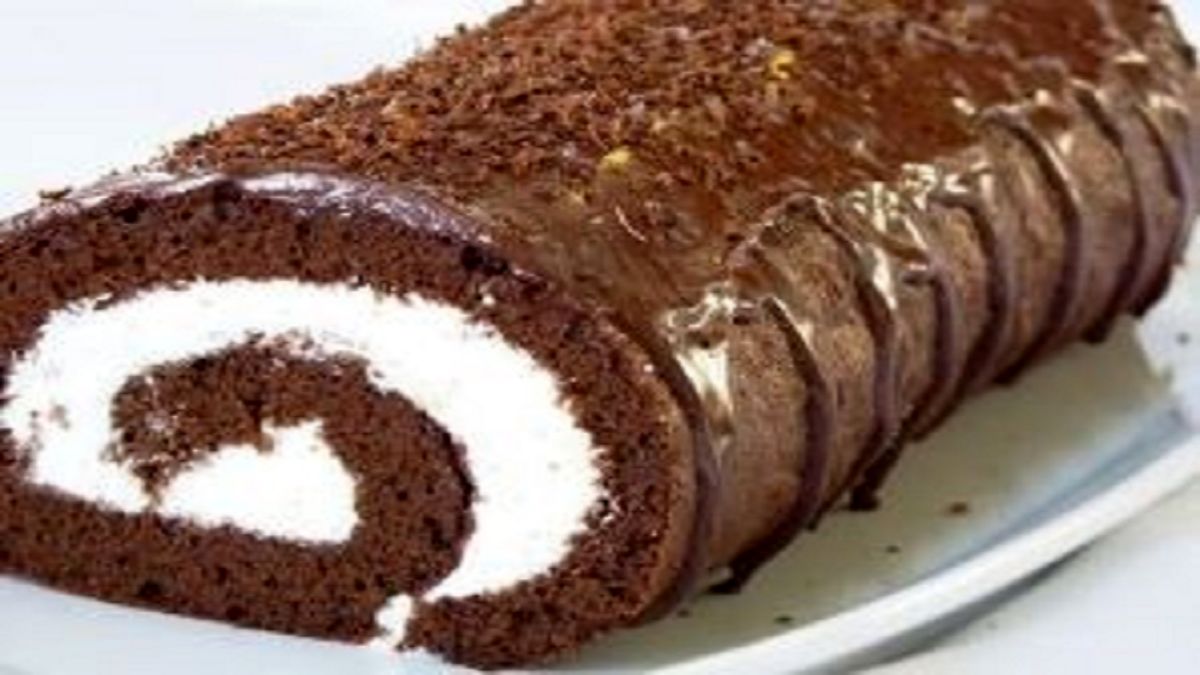 طرز تهیه رولت قهوه