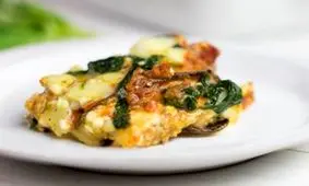 طرز تهیه لازانیا با بادمجان و اسفناج