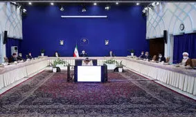 جلسه مشترک روحانی، قالیباف و رئیسی/ روحانی: آمریکایی‌ها ناگزیرند همه تحریم‌های ناقض «برجام» را برطرف کنند