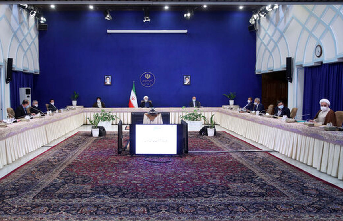 جلسه مشترک روحانی، قالیباف و رئیسی/ روحانی: آمریکاییها ناگزیرند همه تحریمهای ناقض «برجام» را برطرف کنند