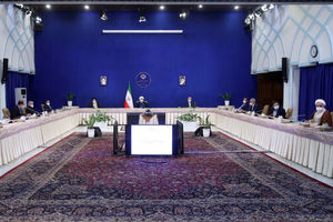جلسه مشترک روحانی، قالیباف و رئیسی/ روحانی: آمریکایی‌ها ناگزیرند همه تحریم‌های ناقض «برجام» را برطرف کنند