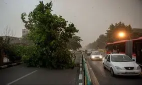 مرگ یک نفر در اثر طوفان‌ در ورامین