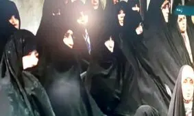 زنان حاضر در مراسم تنفیذ