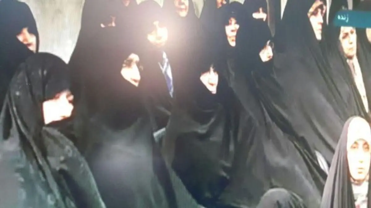 زنان حاضر در مراسم تنفیذ