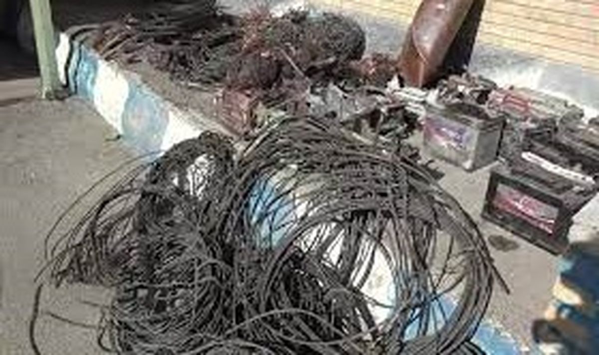 دستگیری سارقان سیم کابل و باتری خودرو در اردبیل/ ویدئو