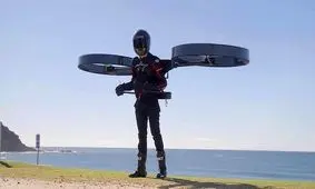 اولین پرواز آزمایشی با بالگرد کوله‌ای