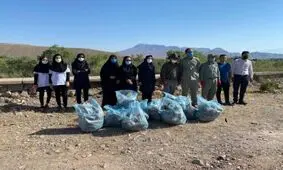 حاشیه رود ارس پاکسازی شد