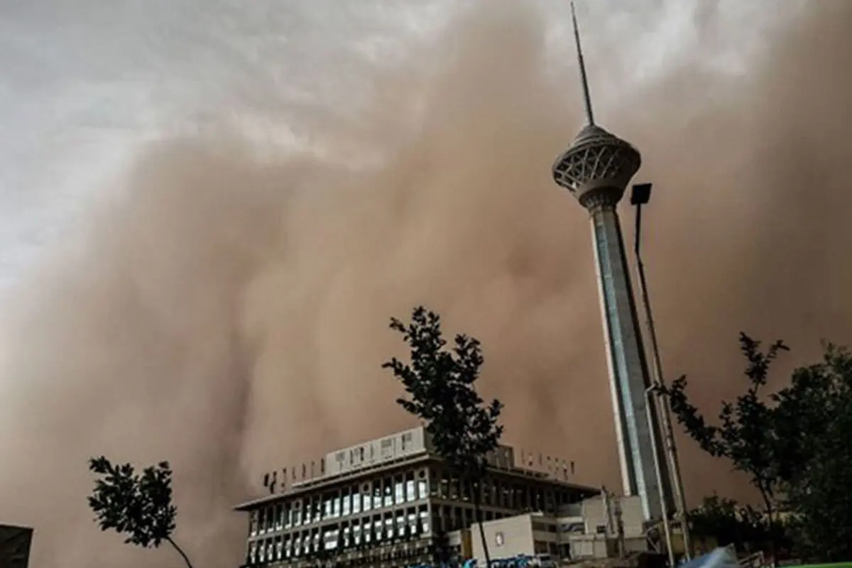 احتمال خیزش گرد و خاک و کاهش کیفیت هوا در تهران