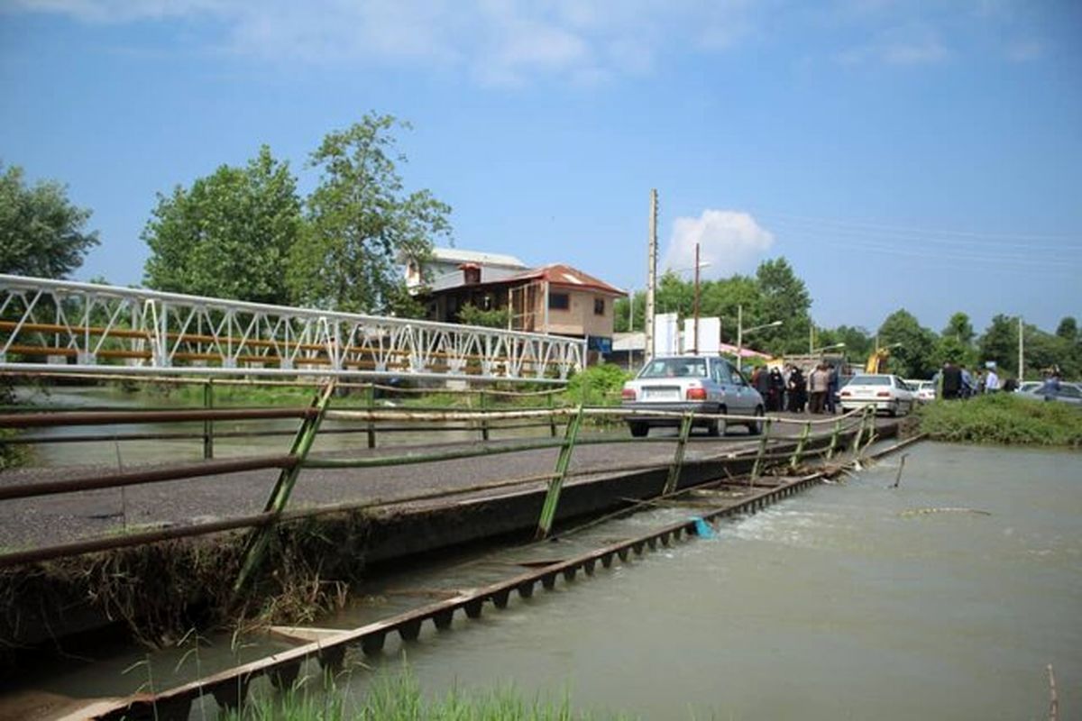 آغاز عملیات پروژه بازسازی پل خمام رود سنگر