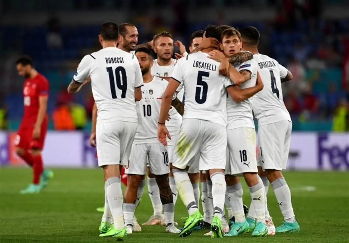 طوفان ایتالیا مقابل ترکیه در بازی افتتاحیه/ مردان مانچو گام نخست را محکم برداشتند