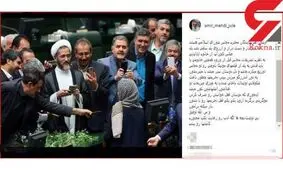طنز امیرمهدی ژوله درباره اشتیاق نماینده ها برای گرفتن عکس سلفی با موگرینی
