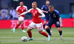 ایست قلبی ستاره دانمارک هنگام بازی/ حال اریکسن وخیم است؟/ بهت و وحشت تماشاگران/ بازی توسط داور لغو شد/ ویدئو