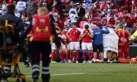 ادامه بازی فنلاند - دانمارک پس از شوک بزرگ