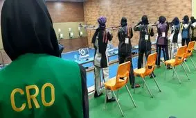 استعدادیابی برای ۱۲۰ بانوی همدانی در رشته تیراندازی