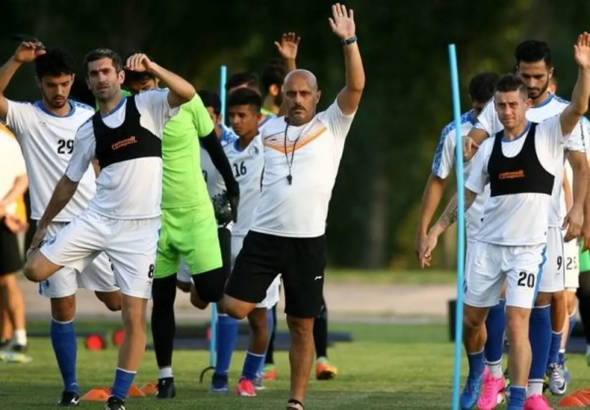 مهمانان ویژه در تمرین استقلال