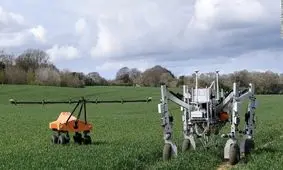 ربات‌های سه قلو که علف‌های هرز را می‌کشند